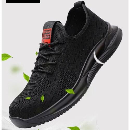 Men Women Light Outdoor Steel Toe Anti Smashing Indestructible Work Shoes Men Puncture Proof Safety Shoes Men Boots Sneakers