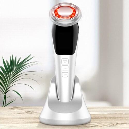 EMS Skin Tightening Cleaner Vibration Light Therapy ABS Wrinkle Removal Electric Portable Hot Cold Face Massager Lifting Machine