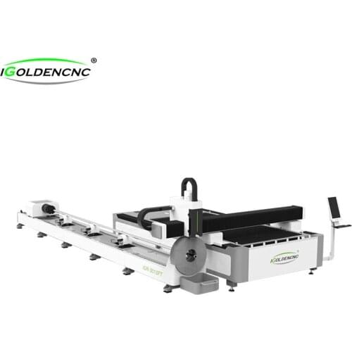 Fiber laser cutting machine for metal plate and tube cutting work