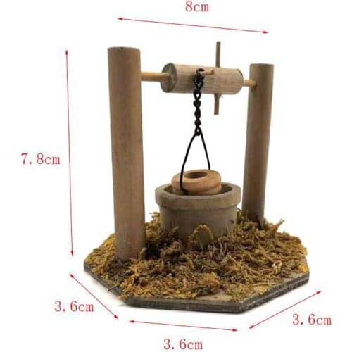 1/12 Miniature Dollhouse Wooden Simulation Chicken Coop Garden Yard Supplies