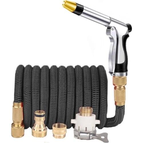 2020 New High quality Garden Hose High Pressure Flexible Expandable Car Wash Magic Hose Outdoor Watering Water Pipe Spray Gun