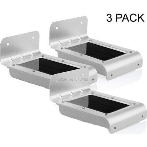 3Pack OF 24 LED Solar Light Outdoor Light Waterproof Energy Saving Wall Light Motion Sensor Solar Lights for Garden Decoration