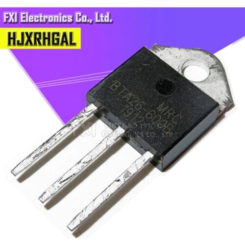 5PCS BTA26-600B BTA26600B TO-3P TO3P BTA26-600 new original