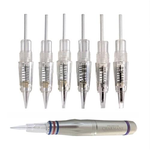 50PCS Microneedles Disposable Screw Needle Cartridge for Premium Charmant Permanent Tattoo Machine 1P 1D 2P 3P 3FP 5P 5FP 7FP 7P