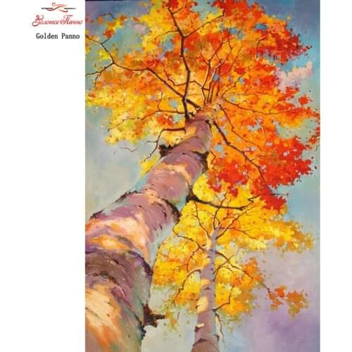 5D DIY Diamond Embroidery scenic Leaves Full Display Diamond Painting Cross Stitch Picture Of Rhinestone Home Decor Gift