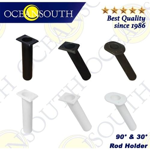 Oceansouth Fishing Rod Holders UV Stabilized Polypropylene Narrow Gunwales Marine Canoe Yacht Fishing-Boat Accessories