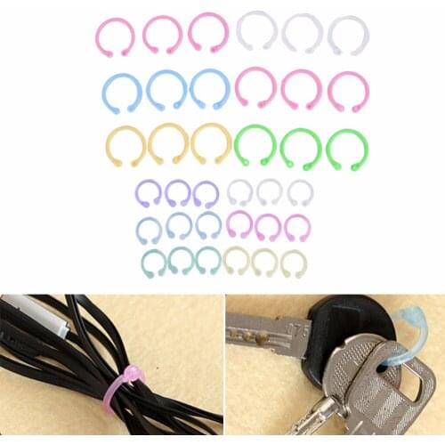 DIY Ring Binder For Notebook Loose Leaf Spiral Album Diary Book Binding Rings