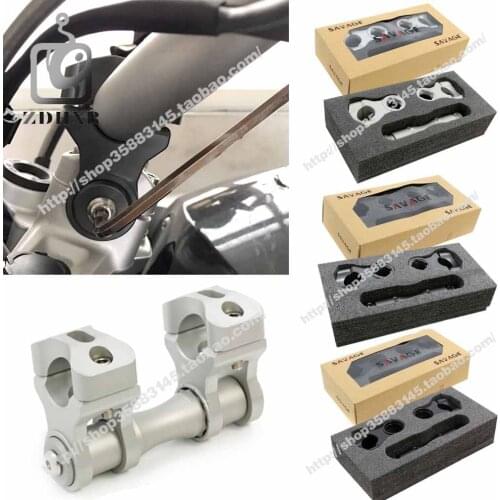 For BMW R1200GS LC 2013-17 / R1200GS Adventure 2014-17 motorcyclists to move the riser grip with high adjustable front and back