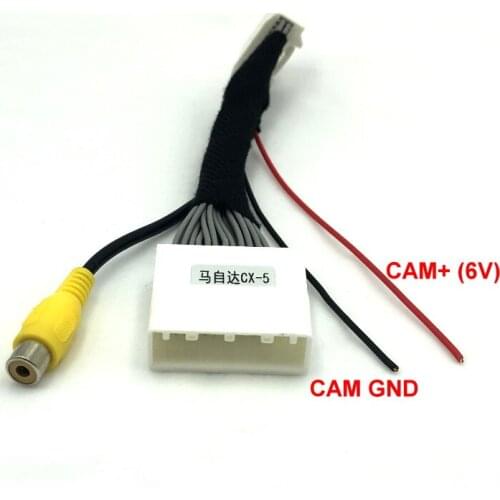 For Mazda 6 2 CX-5 CX-3 CX 5 3 Atenza For FIAT 124 MX-5 Demio 2 Mazda2 original Factory Screen Adapter Cable Rear View Camera