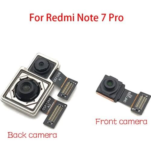 Front Camera Flex With Back Rear Camera Module Flex Cable For Xiaomi Redmi Note 7 Pro