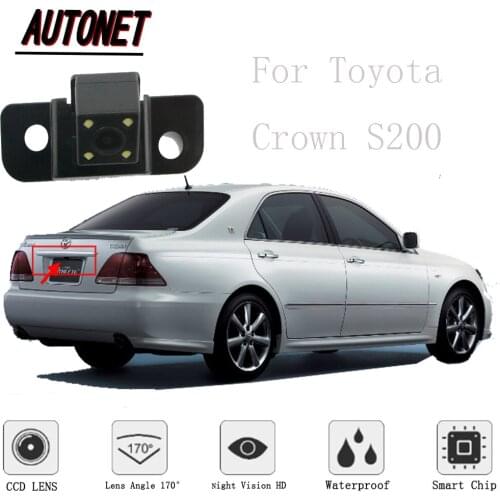 AUTONET Rear View Camera For Toyota Crown/Majesta S180 S200 2003~2012 Original Reverse Hole CCD Night Vision Backup camera