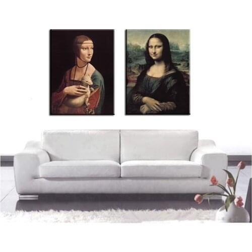 Printing Imitation Oil Painting for Living Room Painting Decor Hang Paintings Classical Figure Murals Painting Wall Printed Art