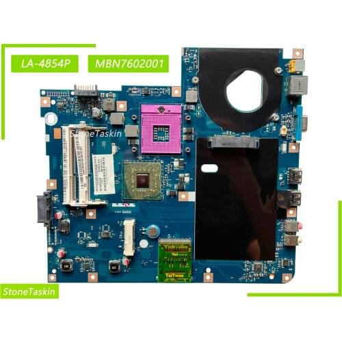 Best Value MBN7602001 for Acer Emachines 5732 5732Z E525 Laptop Motherboard LA-4854P GL40 DDR3 100%Tested
