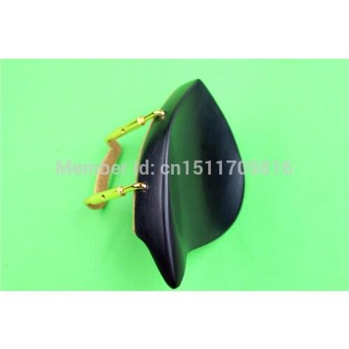1 pcs Natural Ebony Violin Chin rest + Golden Screw 4/4, Violin parts accessories