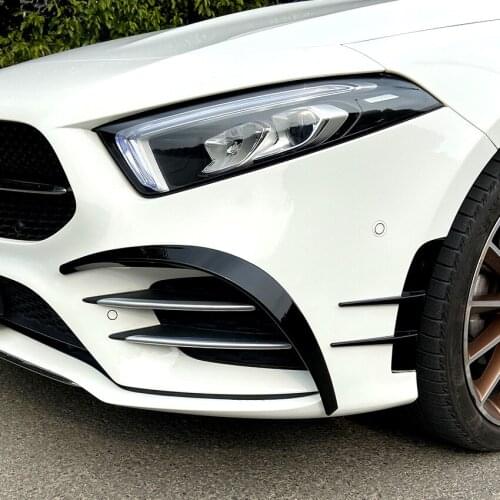Suitable For Mercedes Benz A-class W177 A180 A200 Sports Front Bar Surround Lawrence Wind Knife Exterior Modification