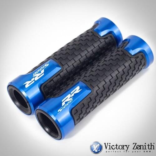 S1000RR S1000R S1000XR Motorcycle 22mm CNC Aluminum Rubber Gel Handle Bar Hand Grips For BMW S 1000 S1000 RR R S XR 1000R 1000RR