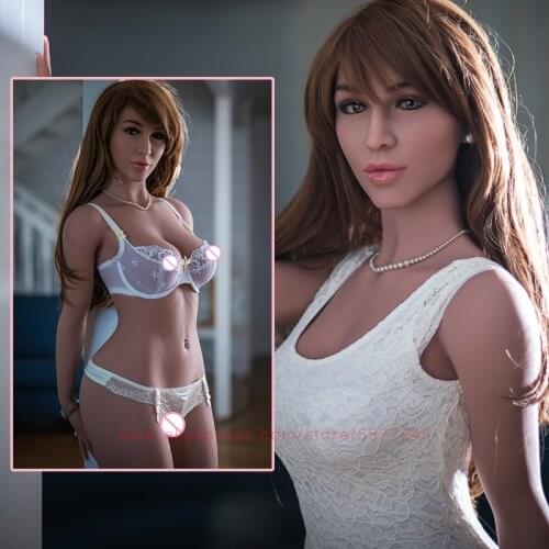 158cm Sex Doll TPE Silicone Adult Silicone Full True Love Doll Realistic Big Boobs Big Hips Sexy Vaginal Anal Big Chest Doll Ass