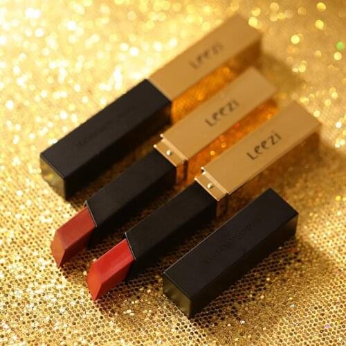 Sexy Matte Lipstick Makeup Silver 6 Color Nude Long Lasting Pigment Waterproof Nutritious Velvet Lips Stick Makeup Gift KH21