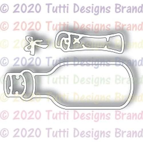 Message In A Bottle DIY Handicrafts Cutting Dies Metal Cutting Stencils for Scrapbooking Album Stamp Paper Card Embossing