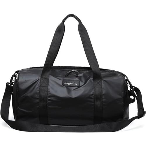 Cross-Border for New Style Travel Bag Set of Trolley Folding Wet And Dry Separation Sports Gym Bag Short Trip Luggage