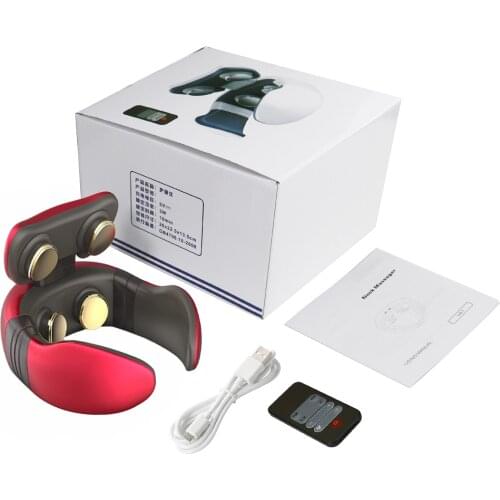 Smart Electric Neck Massager Neck And Back Massager Electric pulse Body Cervical Massage Relaxation 4D Magnetic Therapy Massage