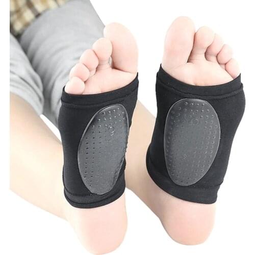 2pcs Arch Support Sleeves Plantar Fasciitis Heel Spurs Foot Care Tool Flat Feet Sleeve Socks Cushions Orthotic Insoles Pads