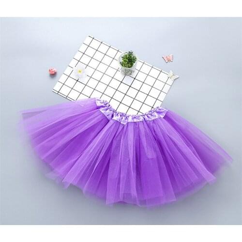 Baby Girl Tutu Skirts Kids Dance Skirt For Girls 3 Layers Tulle Tutu Girls Skirt Ball Gown Pettiskirts Birthday Party Clothes
