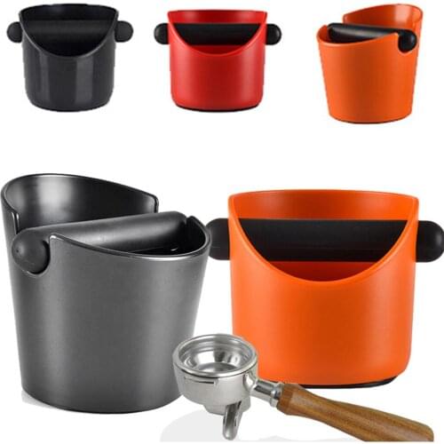 1 X Coffee Knock Box Anti Slip Coffee Grind Knock Box Coffee Box Residue Waste Press Bucket Container In Stock 100% Brand New