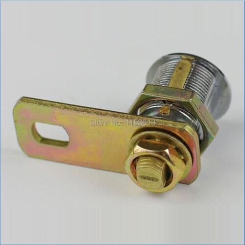 10 pieces 22mm anti drilling chrome plated keyed alike flat key cam lock safe cabinet lock