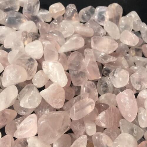 100gNatural Beauty Rose Crystal Film Wholesale Rose Quartz Gravel Healing