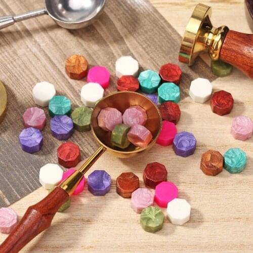 100pcs/lot Vintage Wax Seal Stamp Tablet Pill Beads for Envelope Stamp Paint Wax Envelope Wedding Card Sealing Waxs