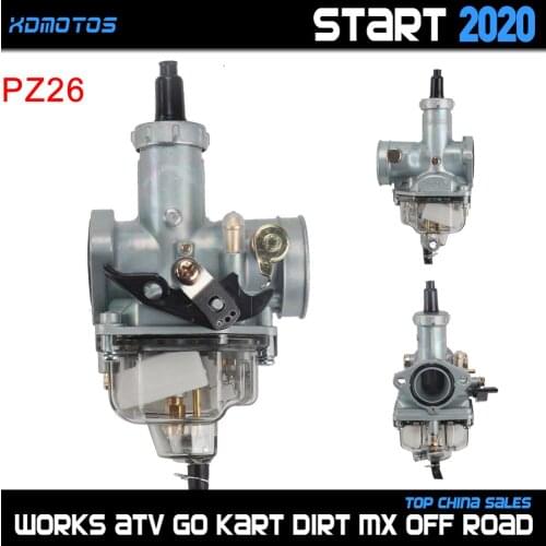 26mm 110cc 125cc Carburetor Carb PZ26 For 110cc 125cc Pit Bike Dirt Bike Atv Quad Go Kart Motorcycle