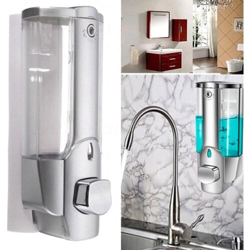 350ml Hand Soap Dispenser Wall Mount Shower Liquid Dispensers Containers With Lock For Bathroom Washroom soap dispenser pump
