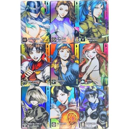 9pcs/set ACG Sexy Angewomon YoRHa No. 2 Type B Toys Hobbies Hobby Collectibles Game Collection Anime Cards