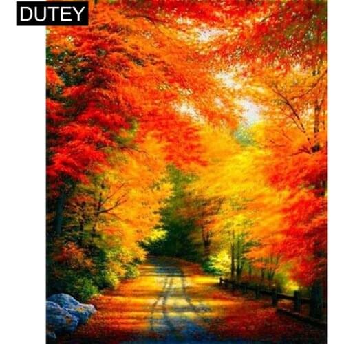 Full Square/Round Drill 5D DIY Diamond Painting"Flower Cottage"Embroidery Cross Stitch Mosaic Home Decor Gift JCC