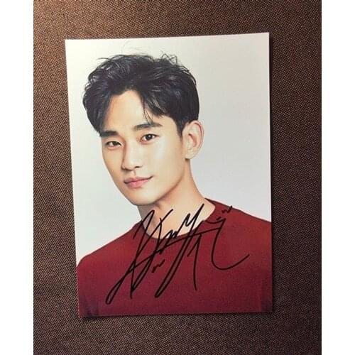 Hand signed Kim Soo Hyun autographed photo 5*7 autographs K-POP 092019L