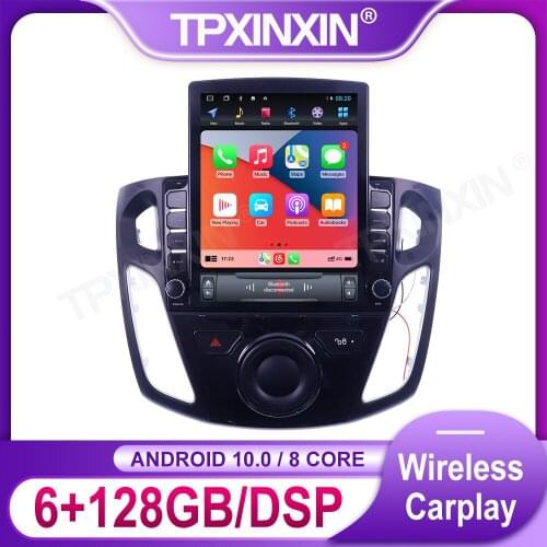 Android 10 IPS Screen Car Radio For Ford Focus 2012 - 2017 Multimedia Video Audio Recorder DVD Player Navigation GPS Auto 2 din