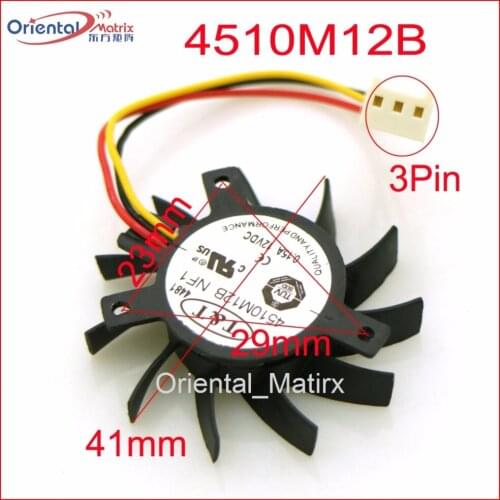 Free Shipping 4510M12B NF12 DC 12V 0.15A 41mm EPIA-N800 Fan