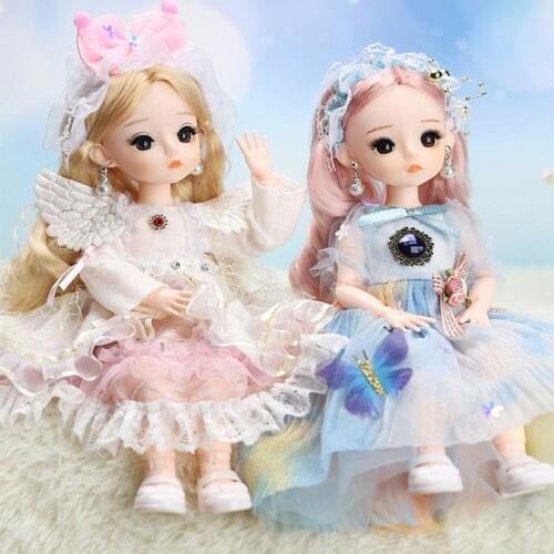 JINXIN Princess 30CM Bjd Doll 15 Joints Beauty Make Up DIY Bjd Dolls With Dress Best Gifts For Girl Handmade Beauty Toy 1/6 BJD