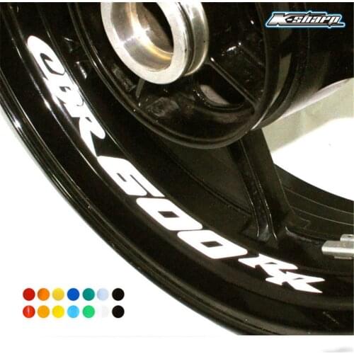 8 X CUSTOM Motorcycle INNER RIM DECALS WHEEL Reflective STICKERS STRIPES FIT For HONDA CBR 600 RR CBR 600RR CBR600 RR