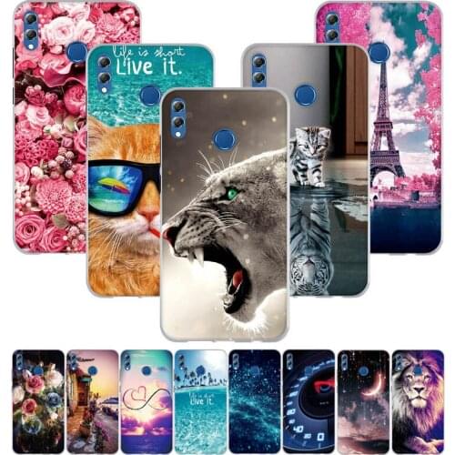 For Funda Huawei Honor 8X Max Case Soft Silicon 3d Cute Cover for Huawei Honor Enjoy Max Case Capa for Huawei Honor 8X Max Cover