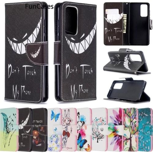 Back Covers Case For Huawei Y6P Cute P40 Nova 5i P20 Lite 2019 Y6 Y7 P30 Y5 E Pro Y7P Y5P PU Leather Flip Book Phone Shell