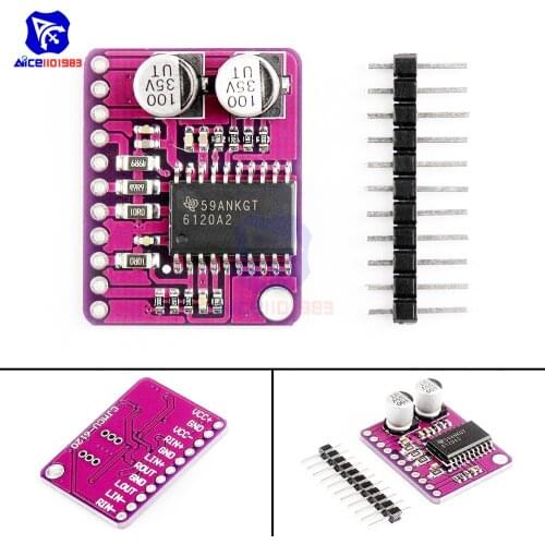 CJMCU-612 High Fidelity Stereo Headphone TPA6120 Amplifier Board Low Power Audio Amplifier Module with Pin