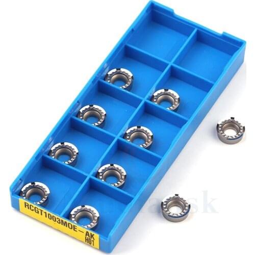 RCGT0803MOE-AK H01 RCGT1003MOE-AK H01 Carbide Insert RCGT10T3MOE-AK H01 RCGT1204MOE-AK H01 Milling Cutter CNC Lathe Turning Tool