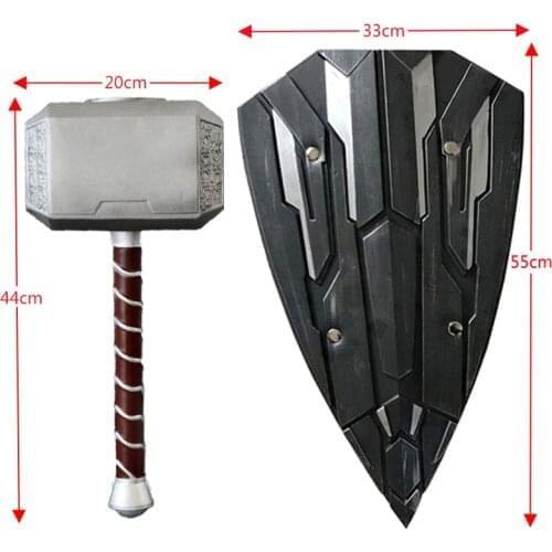1: 1 Scale Toys Hammer Hammer Custome Cosplay Props Hammer Stage Property PU & Foam Kids Gift 45 CM