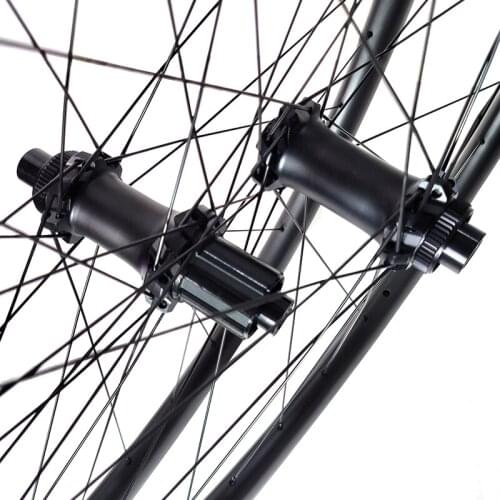 29er 33mm Outer 27mm Inner Width 36T Ratchet Disc Wheelset Tubeless Mountain Bike Carbon Wheels 30mm Boost Hubs HG XD MS 12speed