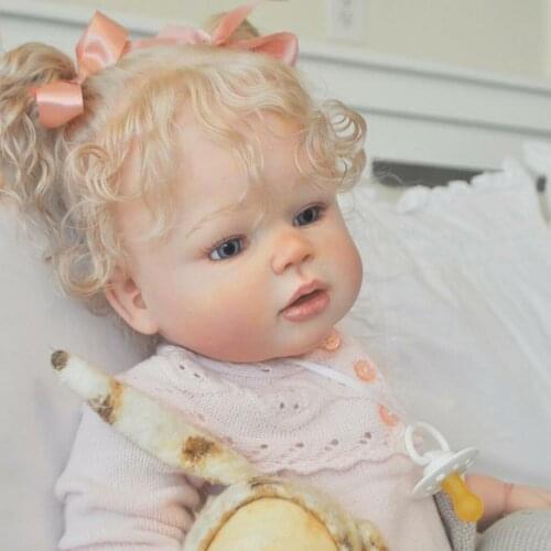 NPK 28Inch Reborn Doll Kit Peggy Huge Baby Toddler with Straight Leg Standing Doll fresh color Unassembled Kit
