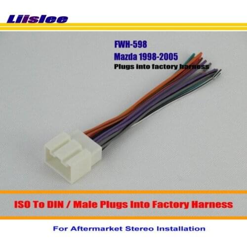 Liislee Car Radio Harness Cable Adapter For Ford Crown Victoria Econoline Escape Expedition/Plugs into Factory Harness