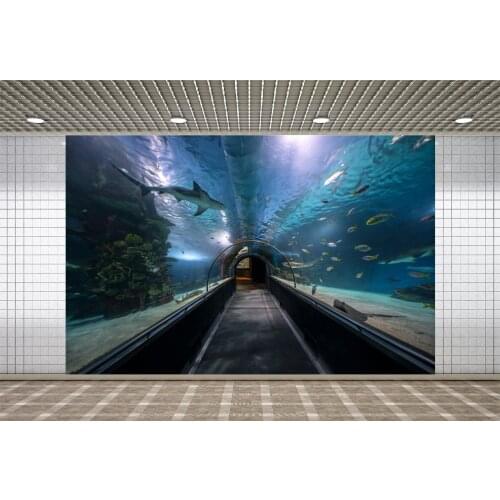 Lyavshi Fish World Underwater Aquarium Corridor Baby Child Portrait Photo Backgrounds Photography Backdrops For Photo Studio
