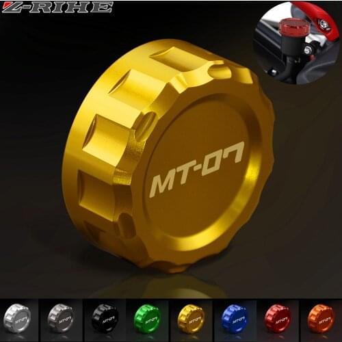 Motorcycle CNC Cylinder Rear Fuel Brake Fluid Reservoir Cover Tank Cap For Yamaha MT07 MT-07 MT 07 mt9 mt-09 fz9 MT-10 2014-2017